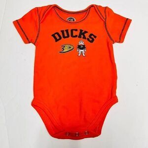 NHL Anaheim Ducks Bodysuit Size 12 Months EUC